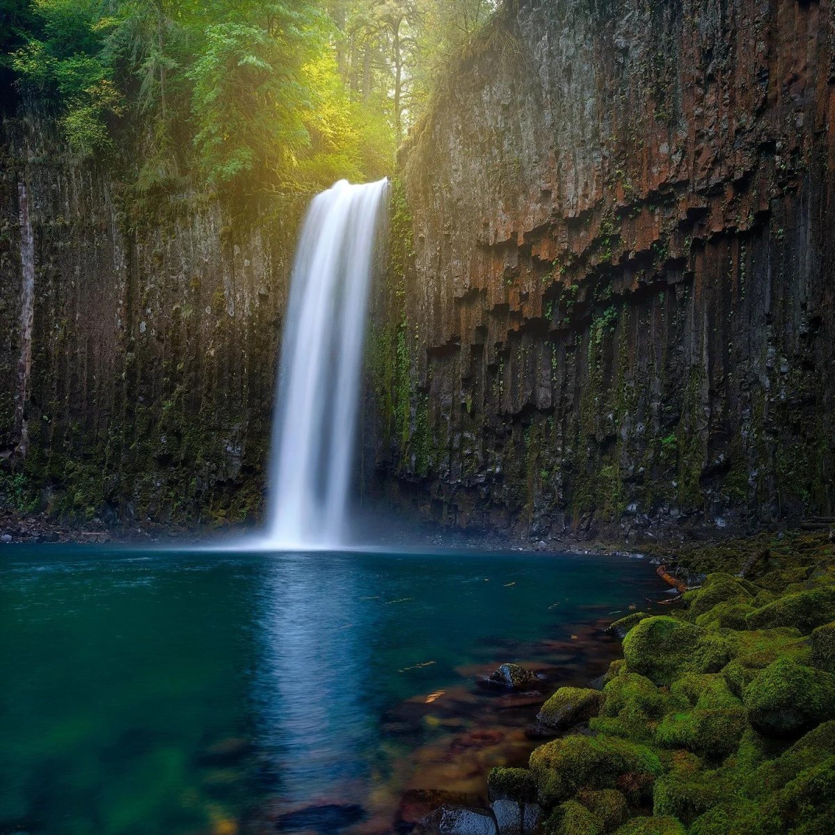 Abiqua Falls Oregon pool