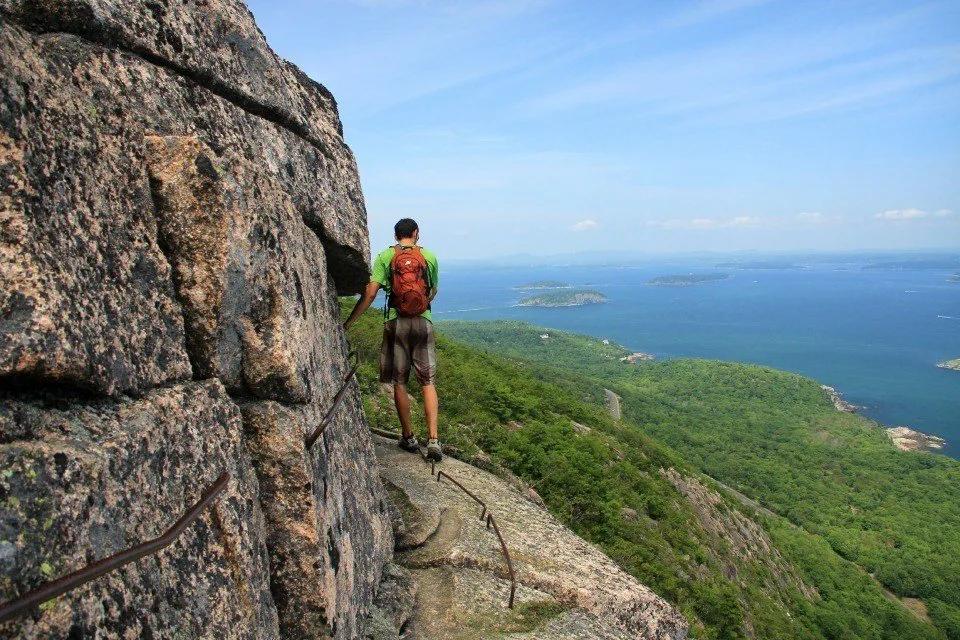 Beehive Trail Acadia coast