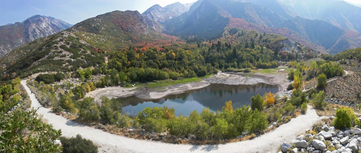 Toddler friendly hikes Utah valley trail with panoramic mountain views
