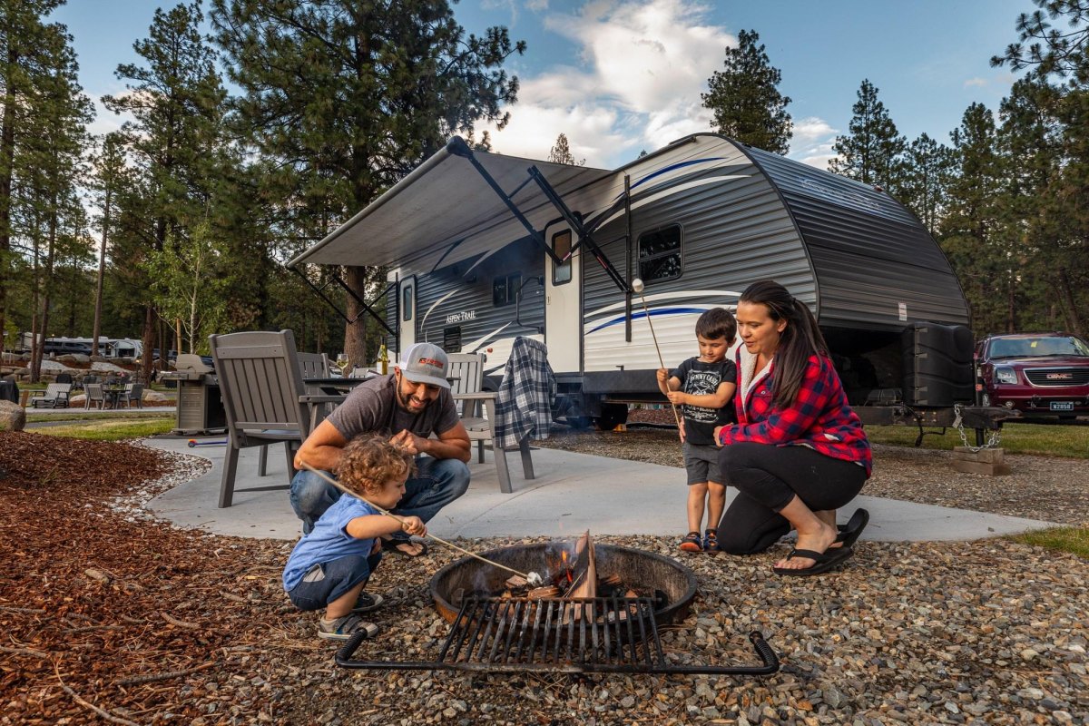 First RV family camping trip
