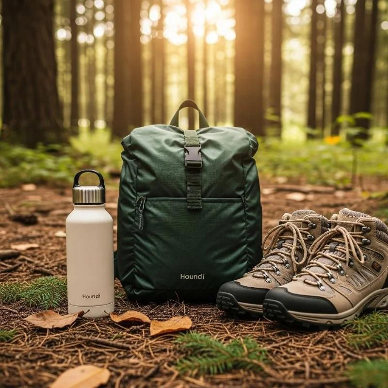 Reusable hiking equipment collection