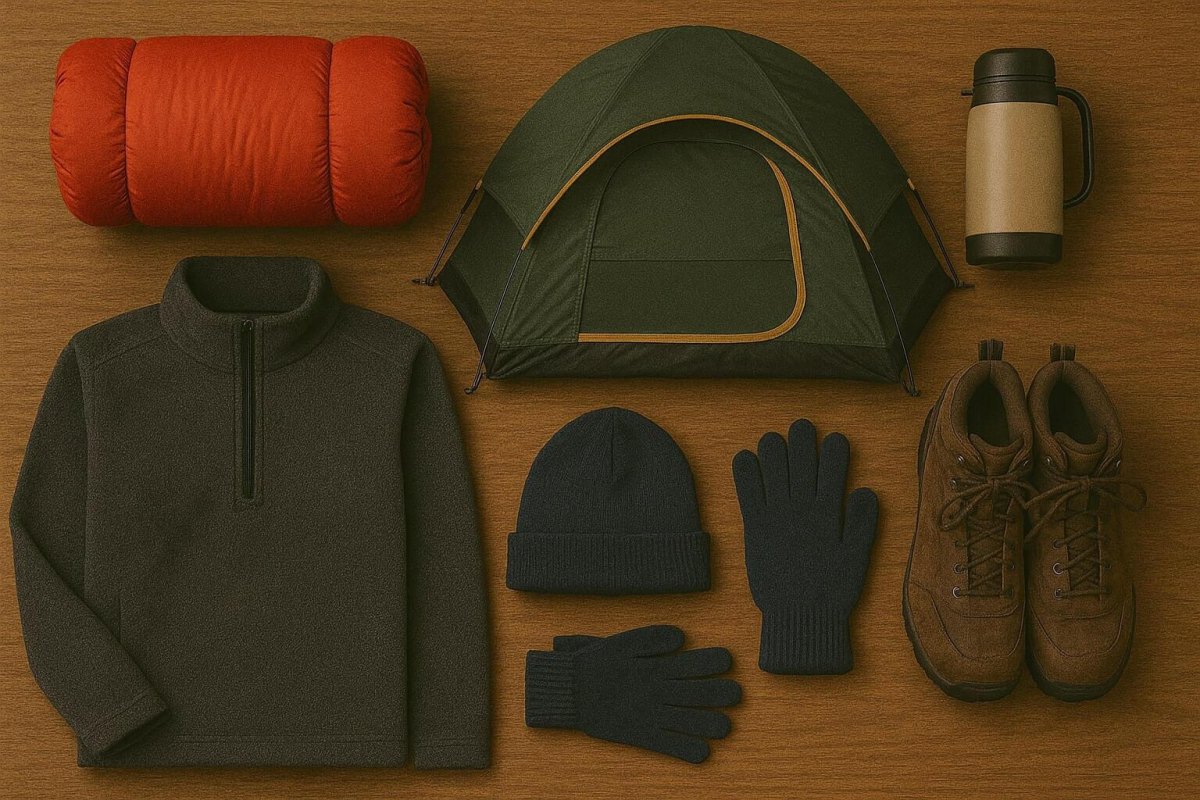 Warm camp clothing gear