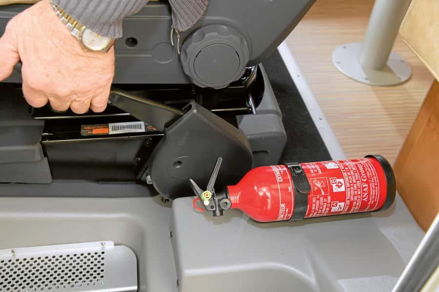 RV safety equipment campground check