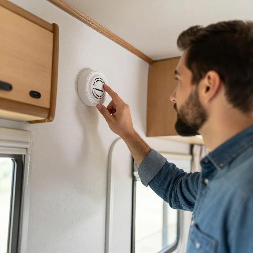 RV emergency safety equipment check