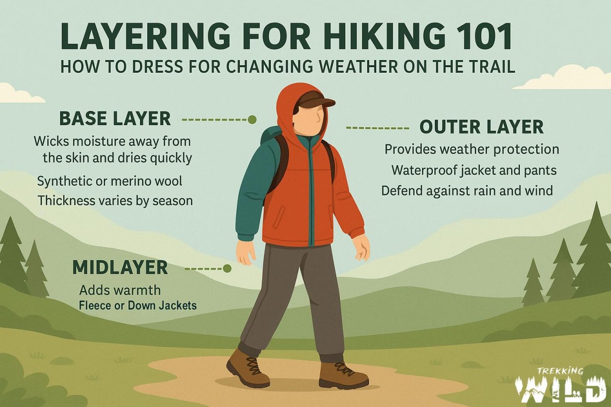 Camping clothing layering system