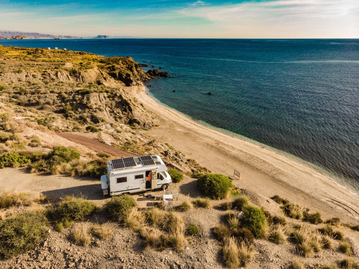 RV coastal dispersed campsite
