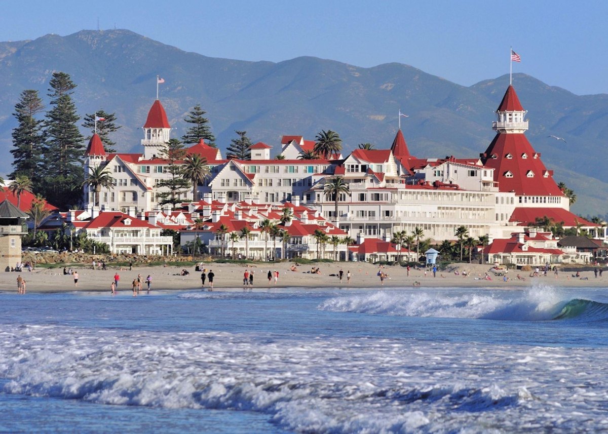 Coronado Beach California coastline