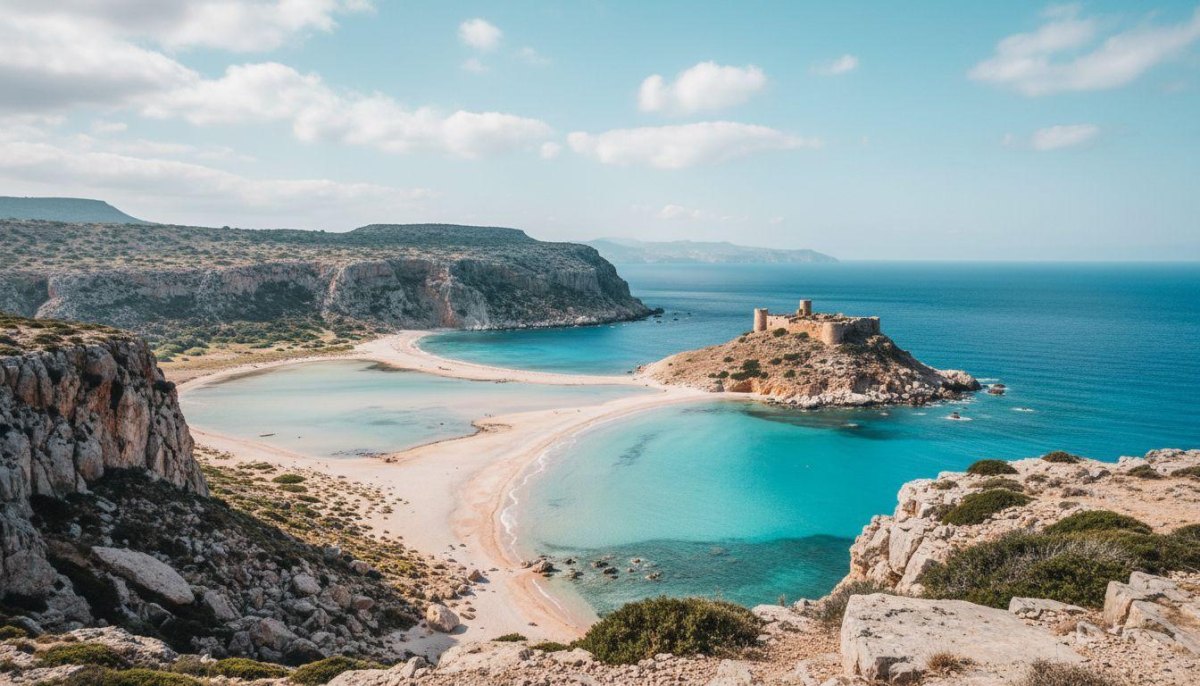 Crete beaches mountains sea
