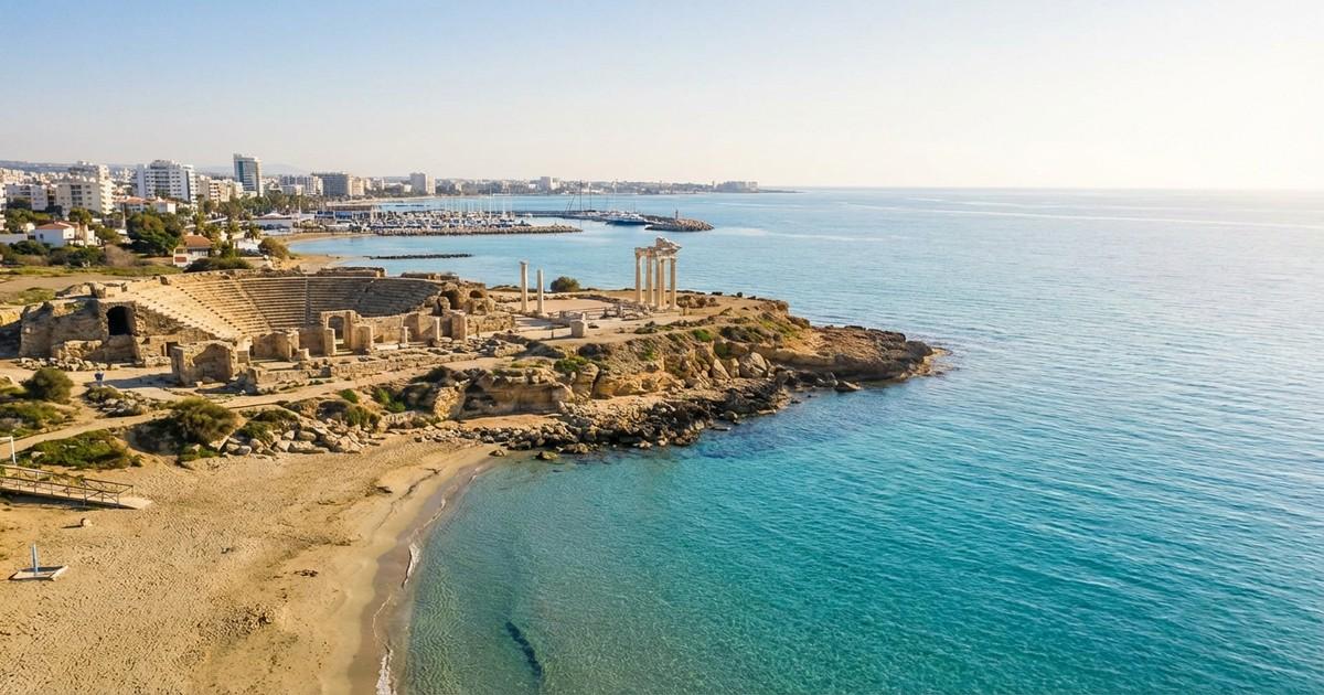 Cyprus Mediterranean beach ruins