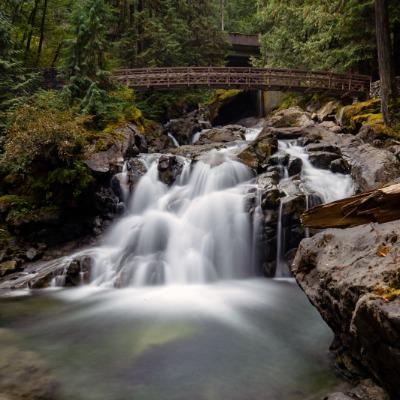 Deception Falls river waterfall