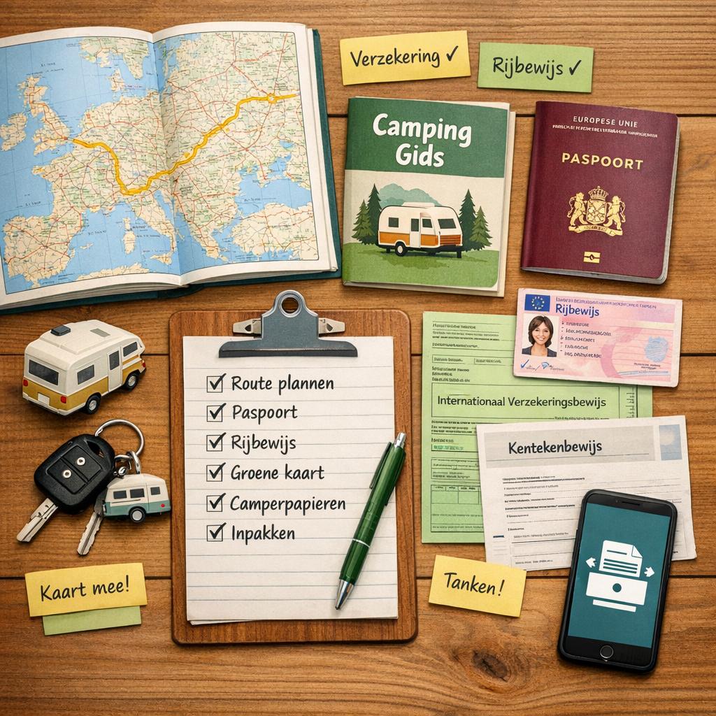 RV travel documents folder