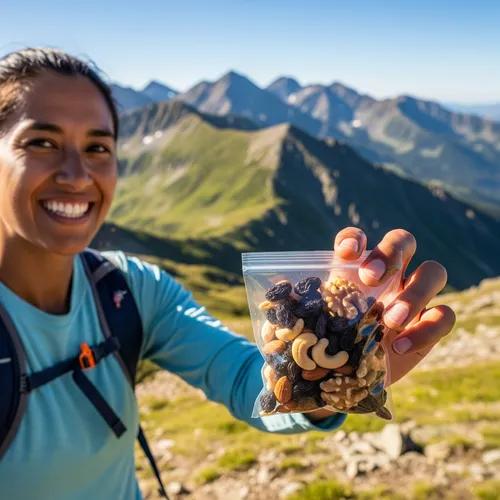 Dried fruit mix for hiking