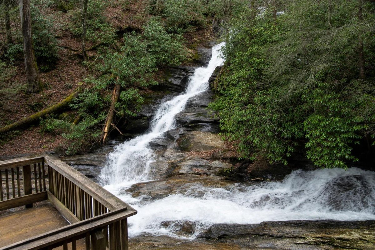 Dukes Creek Falls White County Georgia