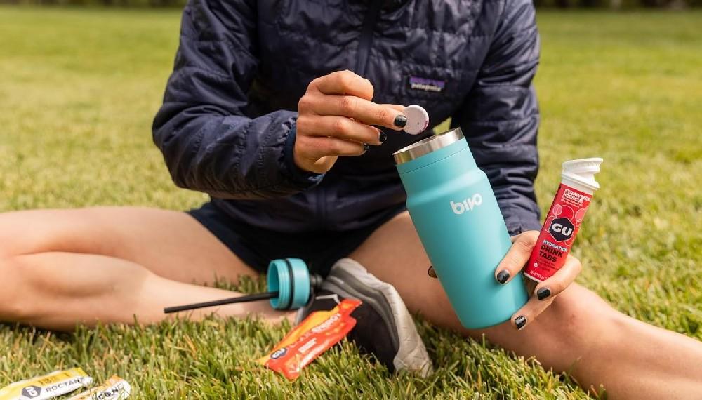 Electrolyte snacks and hiking gear