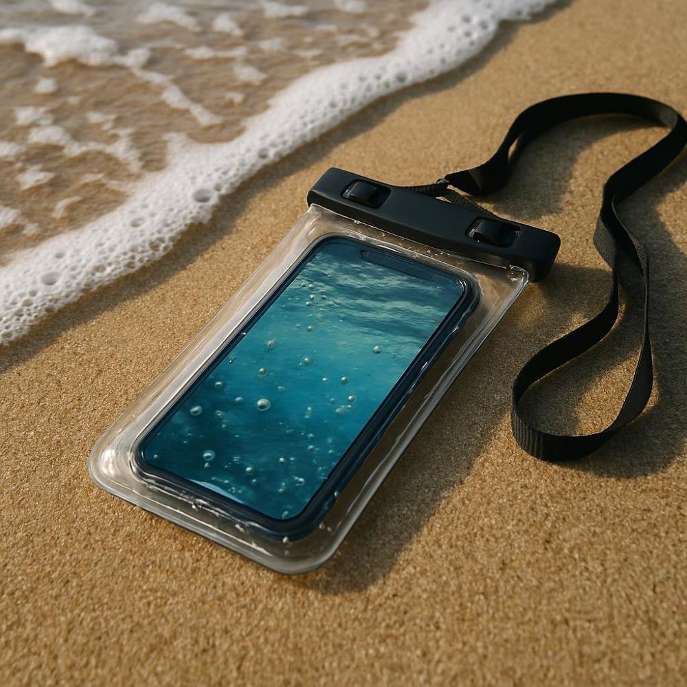 Waterproof phone case beach
