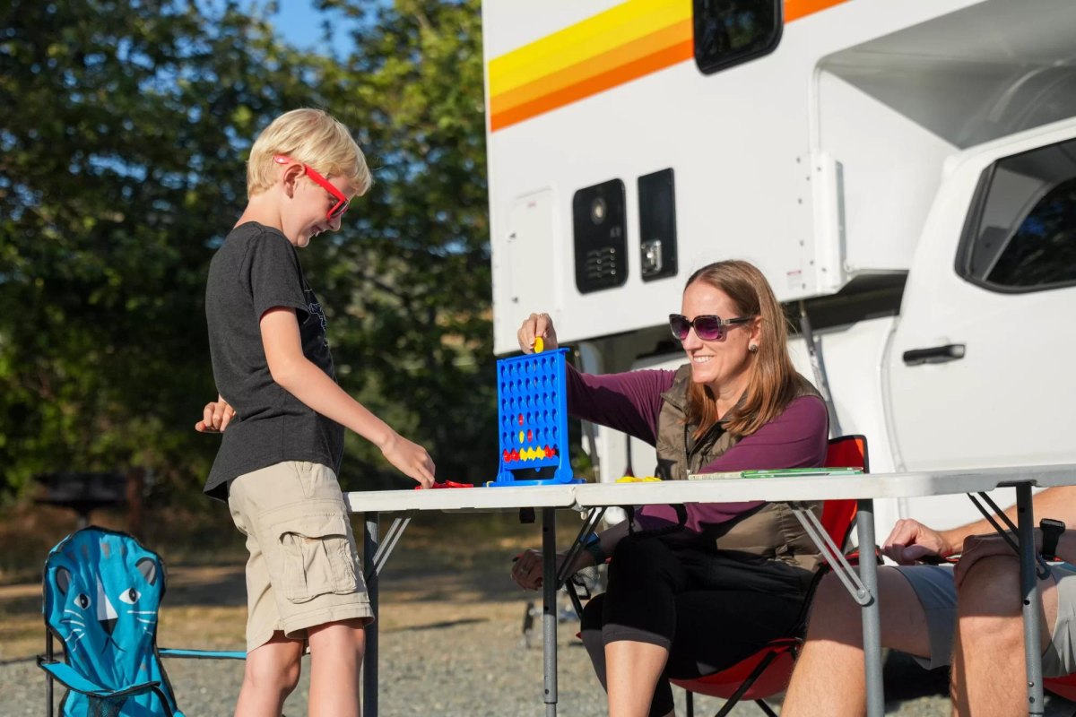 RV camping games and books
