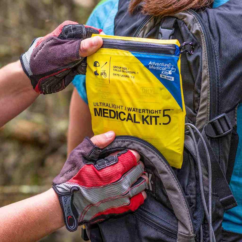 Compact first aid backpack kit