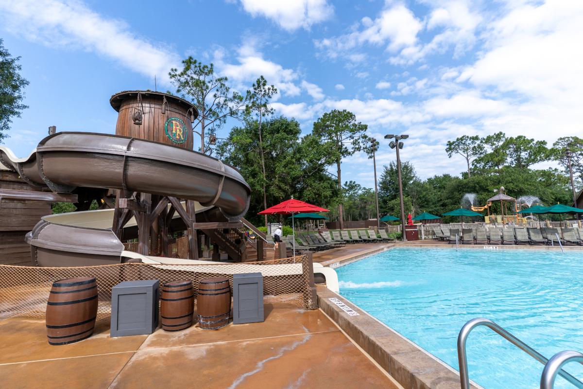 RV parks with lazy rivers rustic woodland swimming area