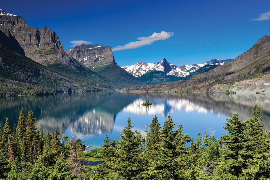 Glacier National Park mountain lake