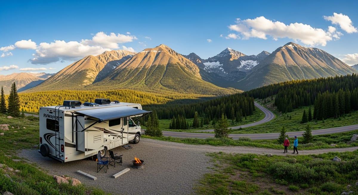 High elevation RV campsite