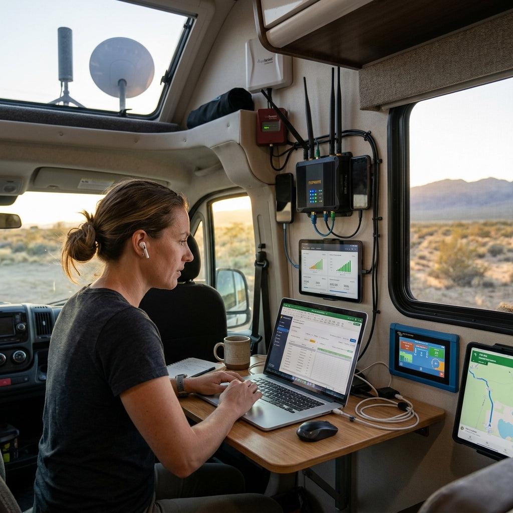RV internet setup