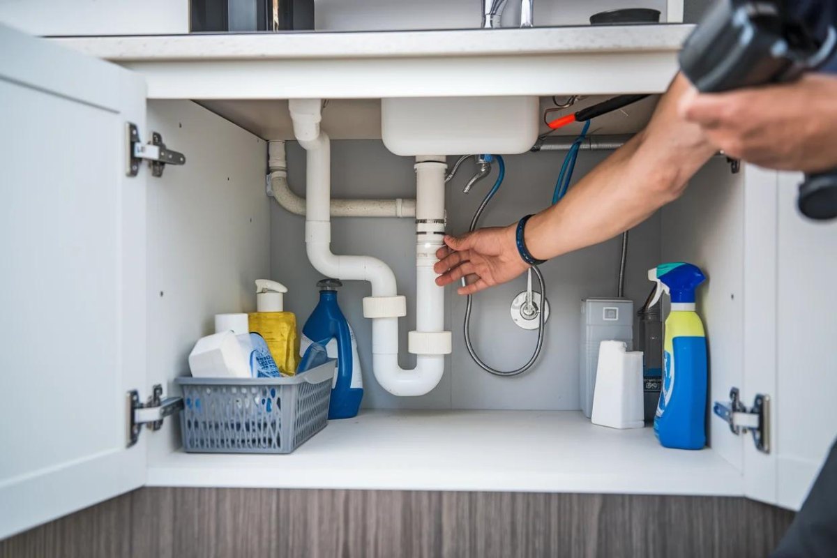 RV plumbing and water line inspection