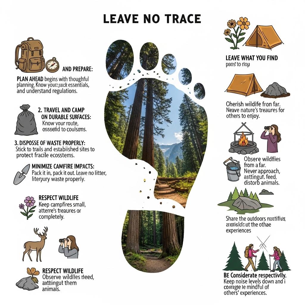 Ultralight backpacking checklist leave no trace outdoor ethics