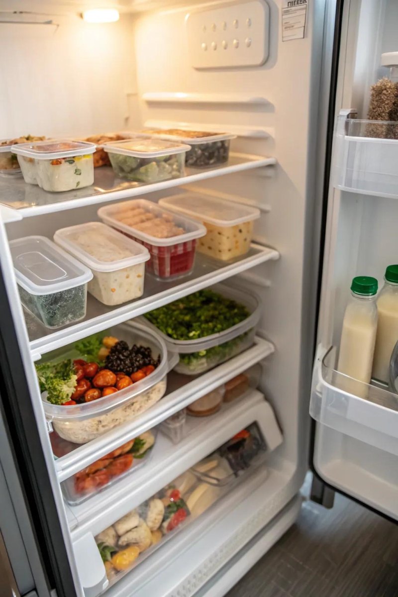RV refrigerator organization