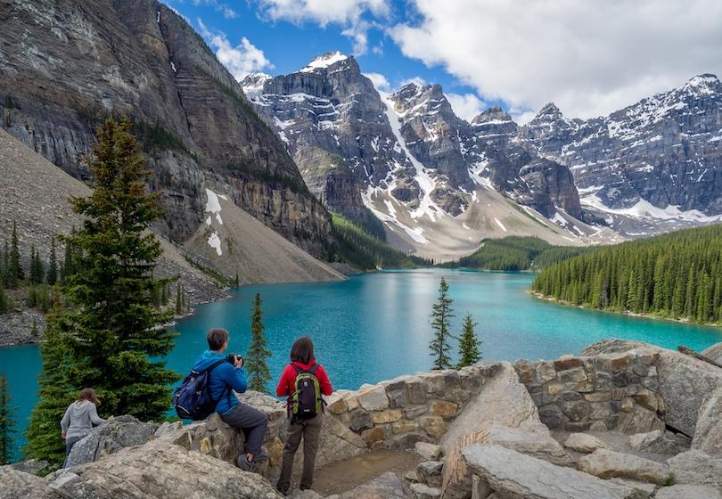 Moraine Lake Rockpile viewpoint