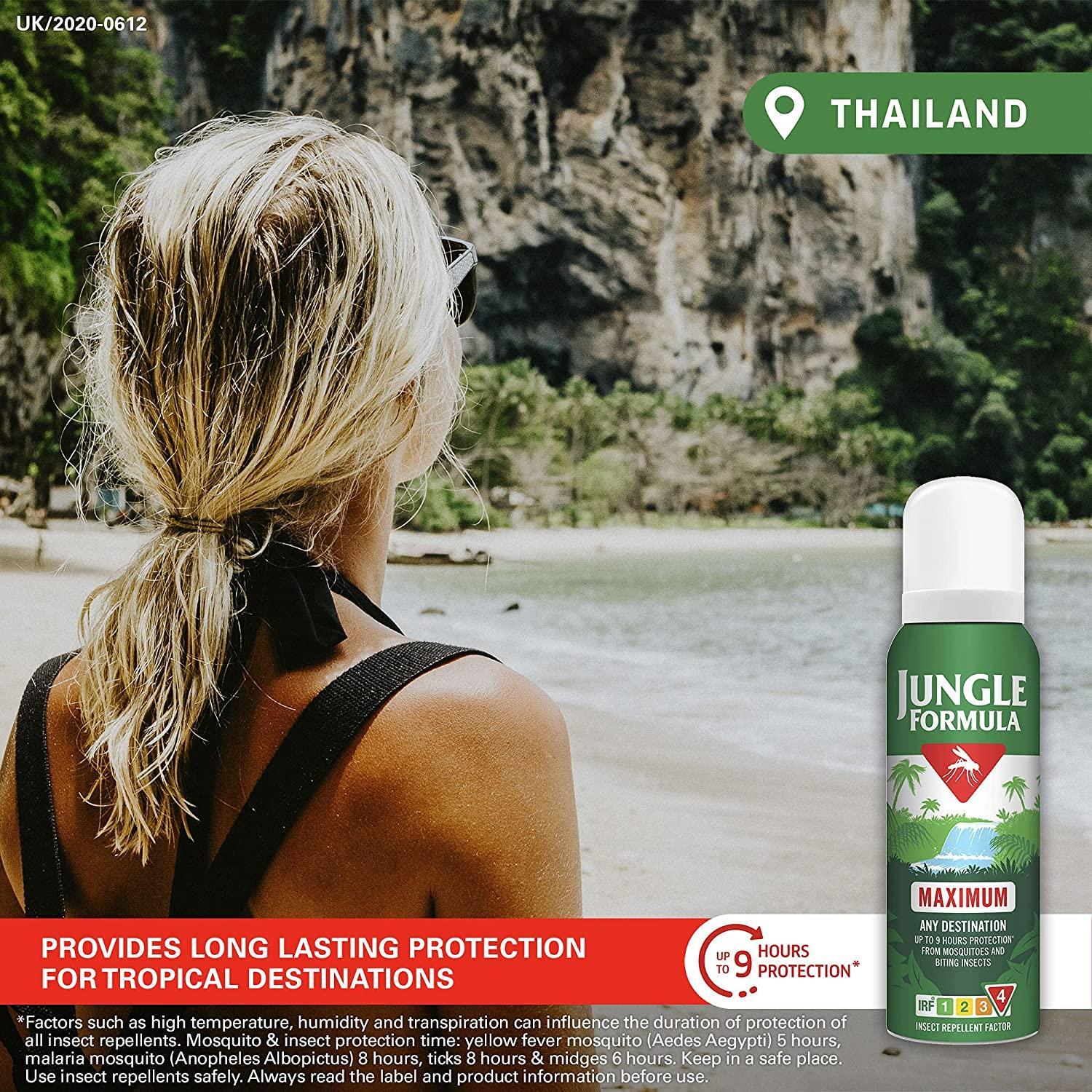 Mosquito repellent for tropical travel