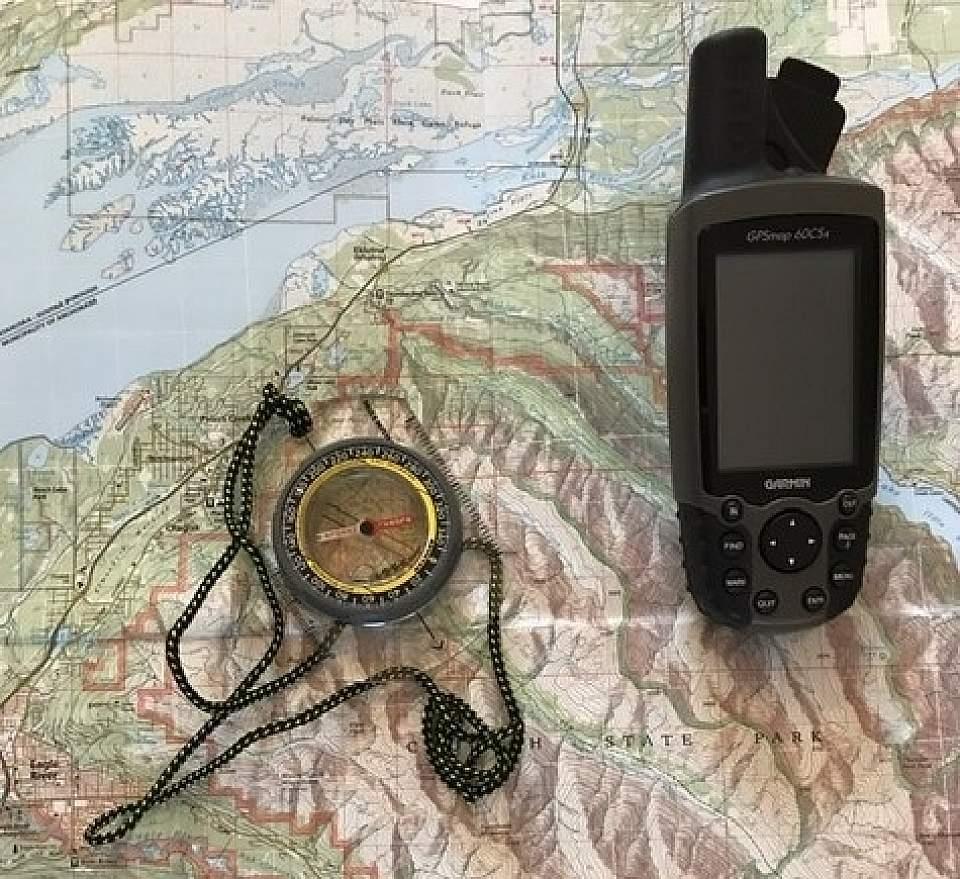 Map compass and GPS gear