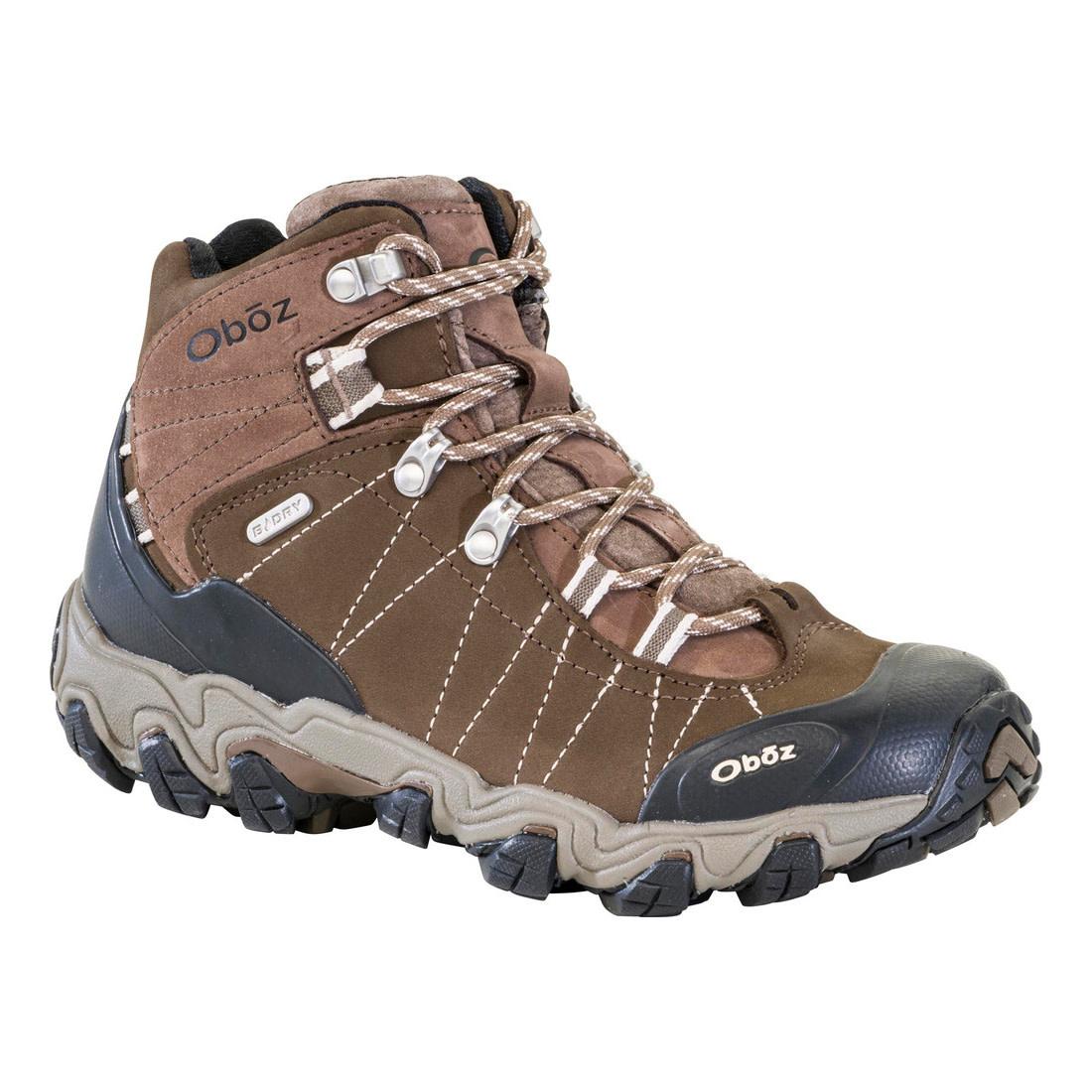 Oboz Bridger B-DRY women waterproof hiking boots with rugged sole