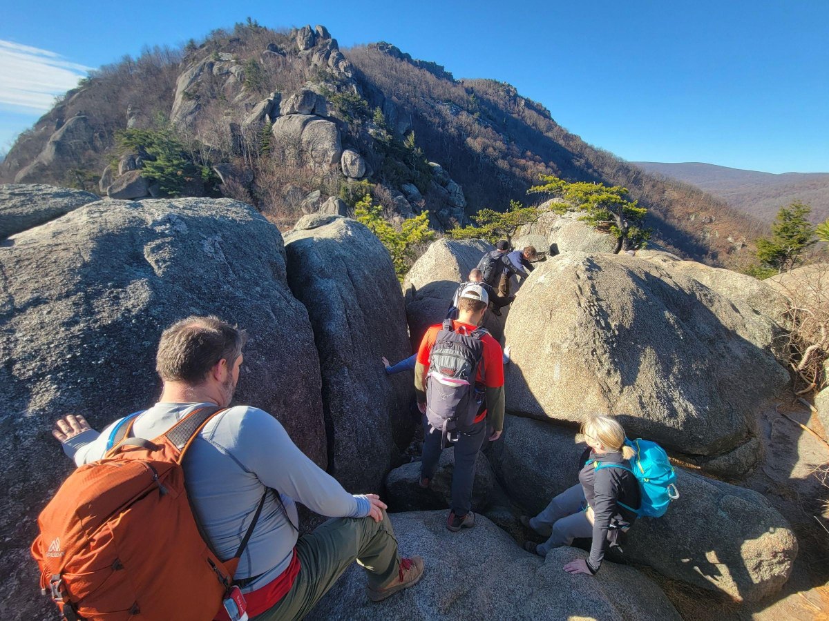 Old Rag Mountain rocks