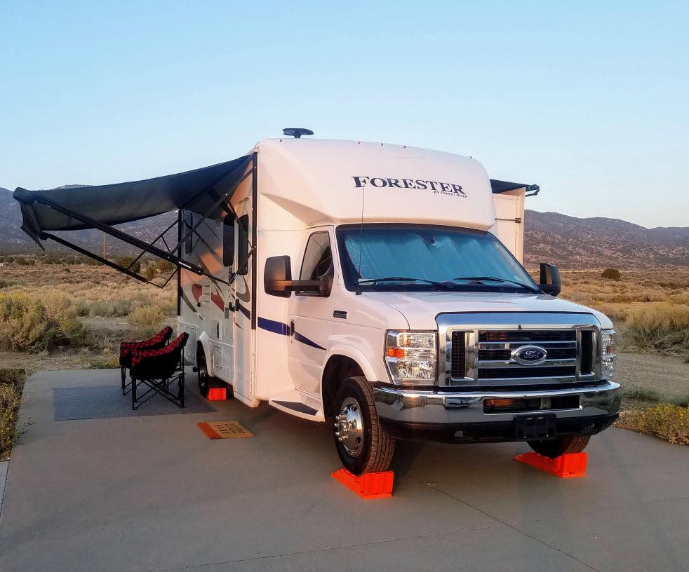 RV campsite setup equipment