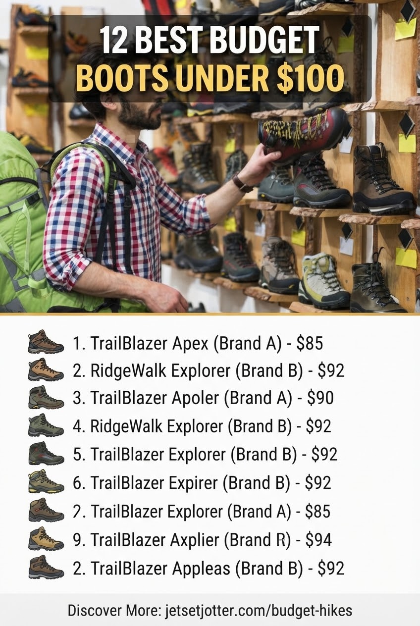12 Best Budget Hiking Boots Under $100