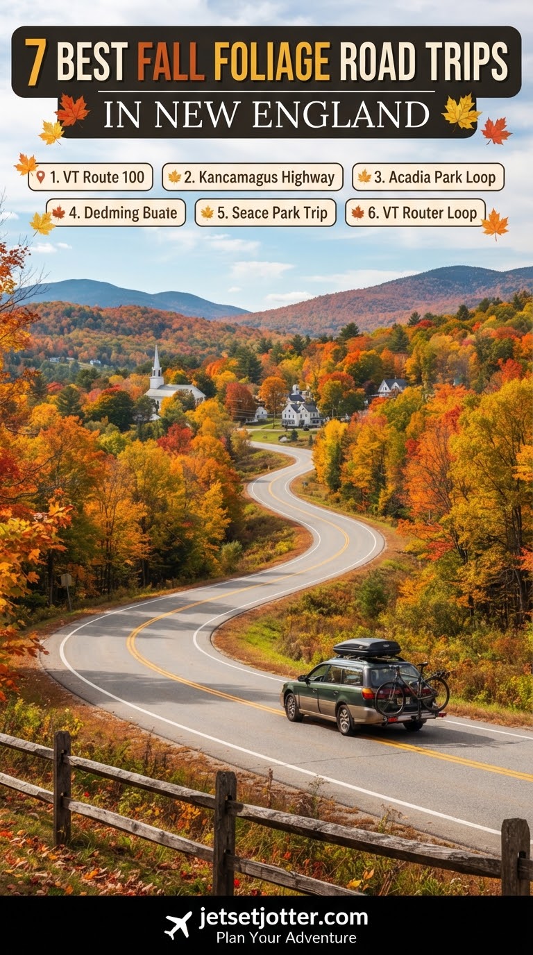 7 Best Fall Foliage Road Trips in New England