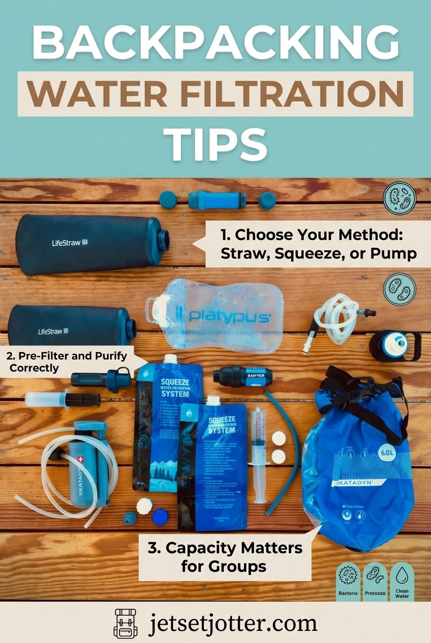 Backpacking Water Filtration Tips