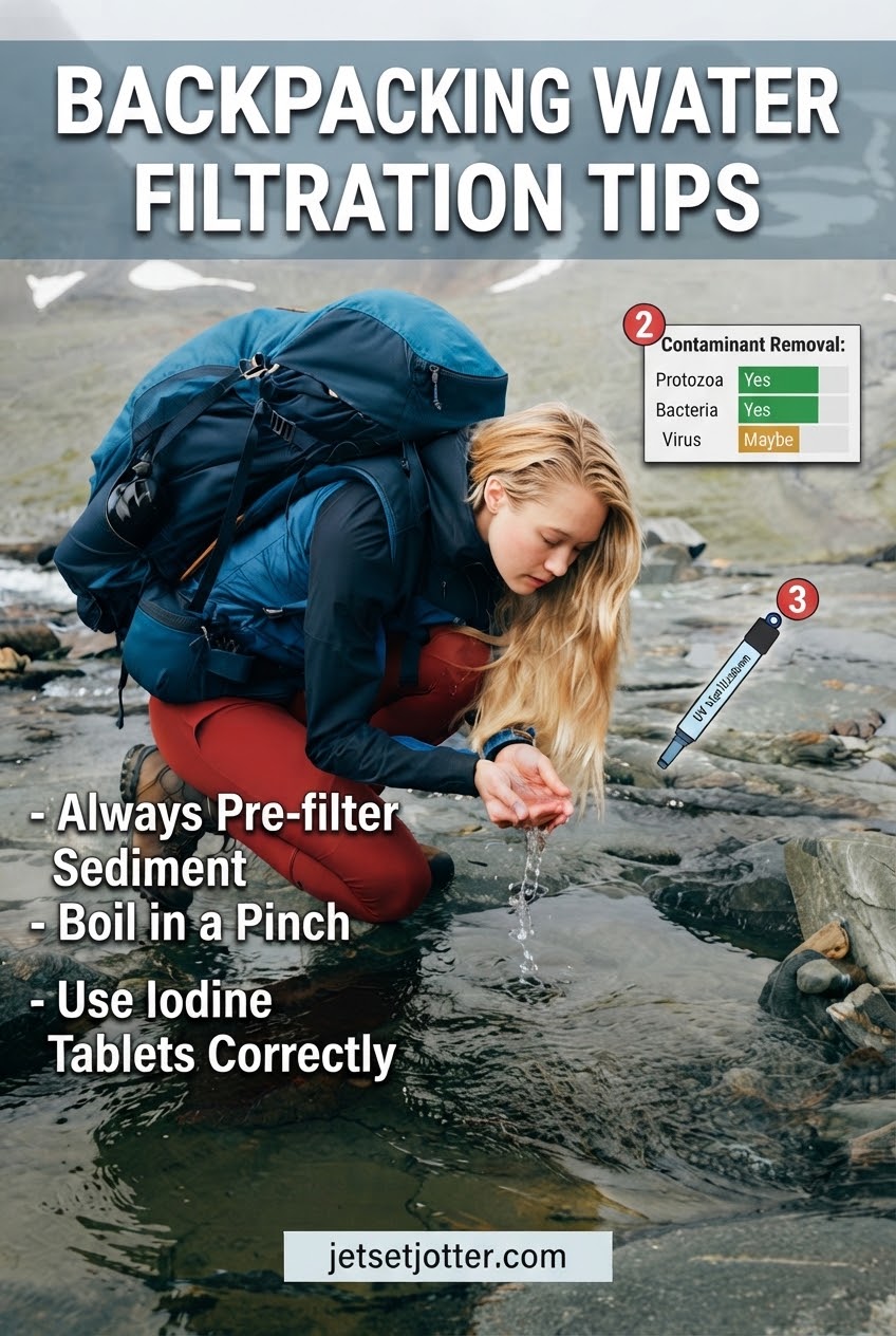 Backpacking Water Filtration Tips