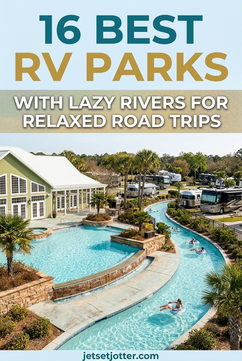 16 Best RV Parks With Lazy Rivers For Relaxed Road Trips