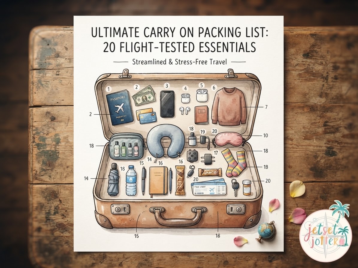 Ultimate Carry On Packing List: 20 Flight-Tested Essentials