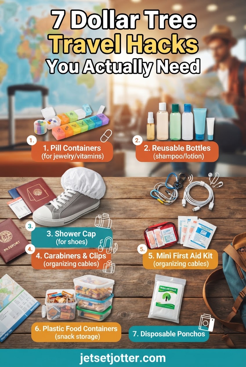 7 Dollar Tree Travel Hacks You Actually Need