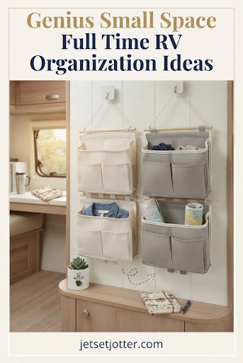 Genius Small Space Full Time RV Organization Ideas
