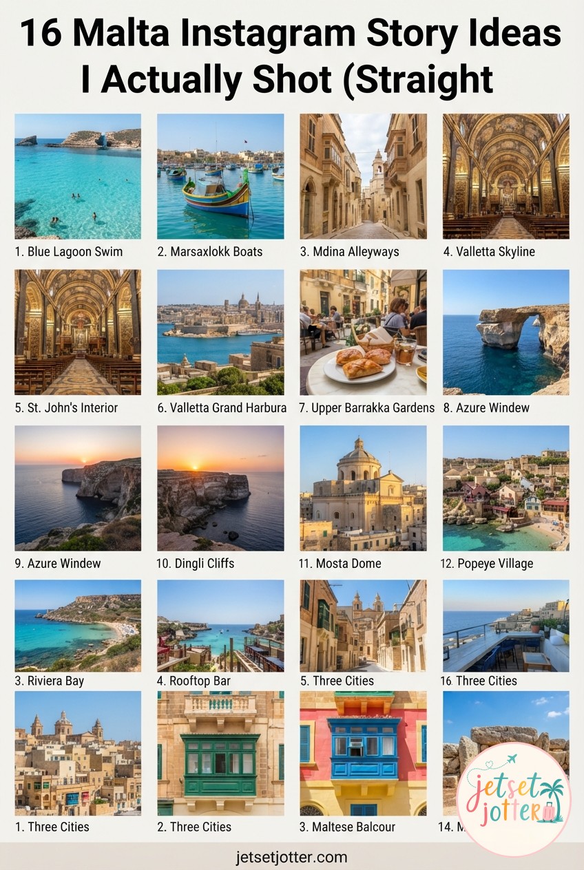 16 Malta Instagram Story Ideas I Actually Shot (Straight