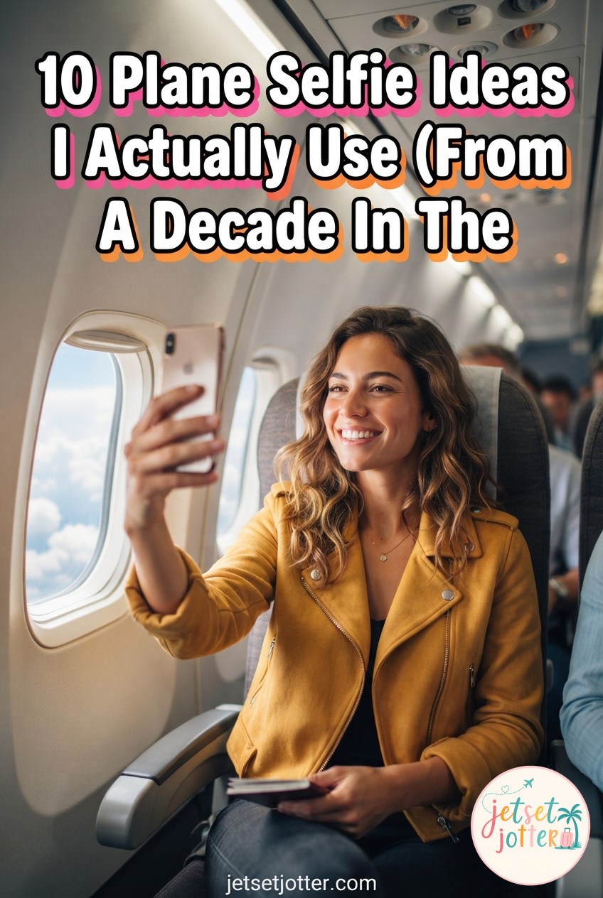10 Plane Selfie Ideas I Actually Use (From A Decade In The