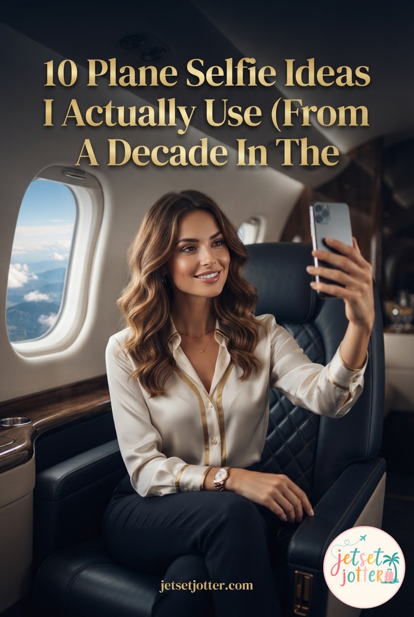10 Plane Selfie Ideas I Actually Use (From A Decade In The