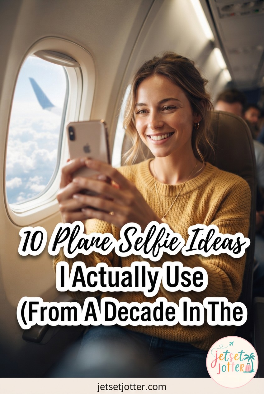 10 Plane Selfie Ideas I Actually Use (From A Decade In The