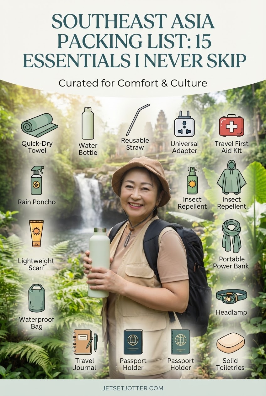 Southeast Asia Packing List: 15 Essentials I Never Skip