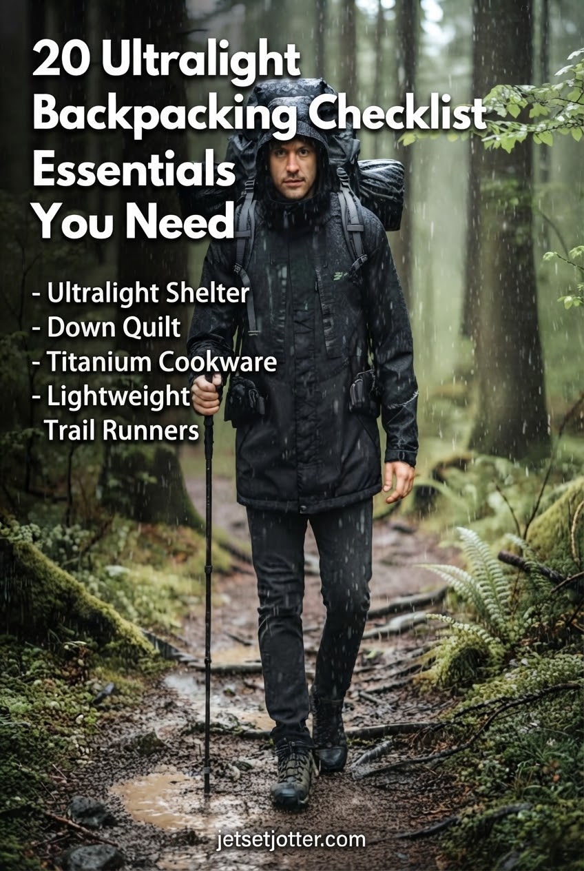 20 Ultralight Backpacking Checklist Essentials You Need