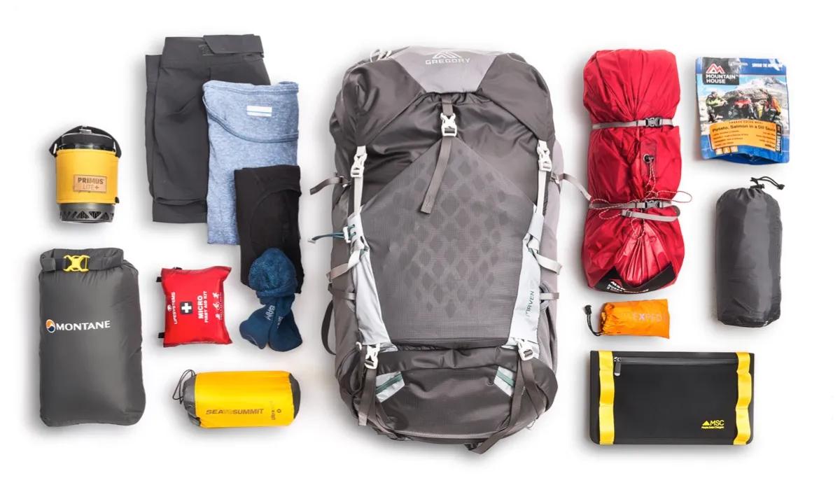 Lightweight backpacking pack essentials