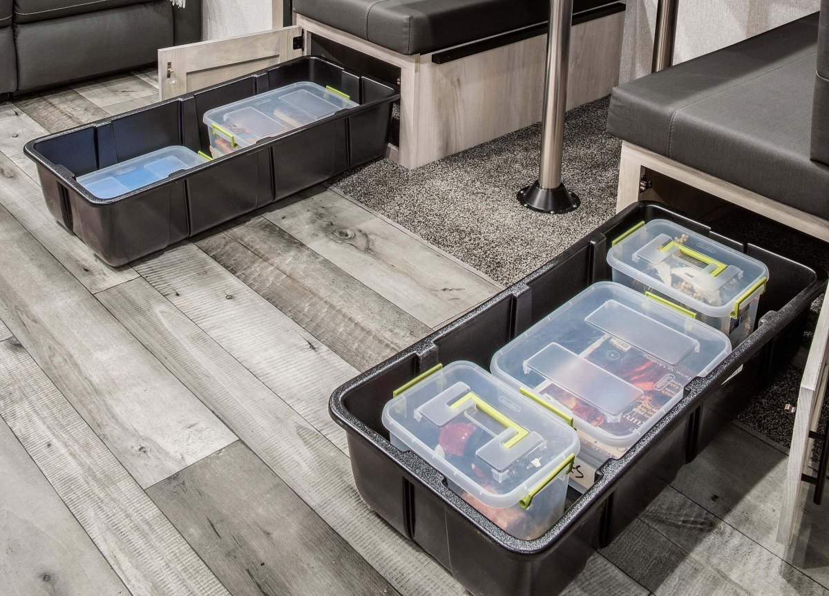 RV storage organization bins